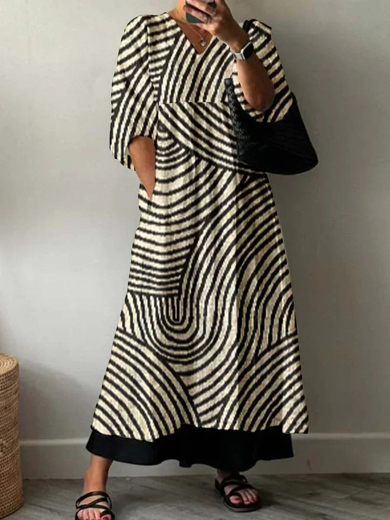 Robe imprimée élégante Karoline