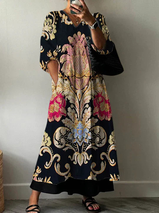 Robe Imprimée Élégante Clara