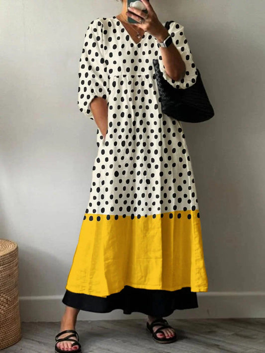 Robe imprimée élégante Anna