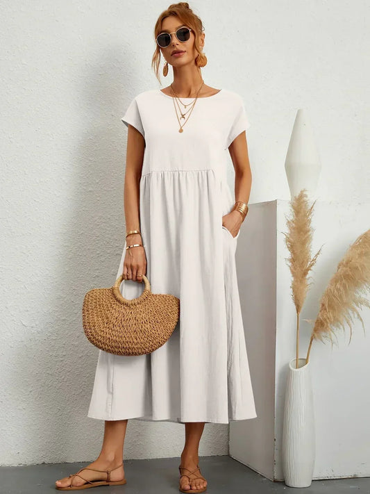 Robe midi fluide