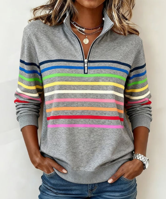 Léa | Pull décontracté confortable et coloré